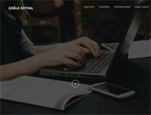 Tablet Screenshot of caglasoysal.com